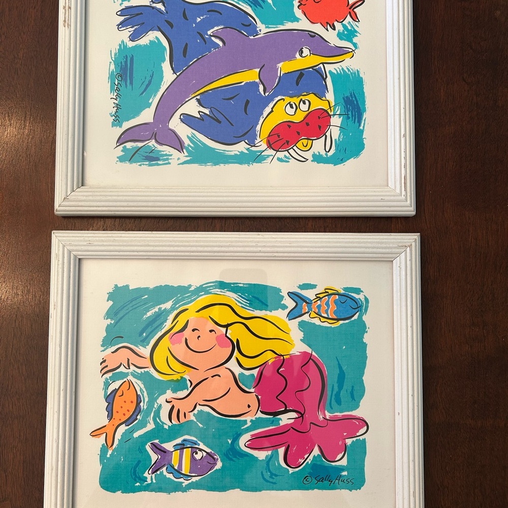 Sally Huss Set of Two Art